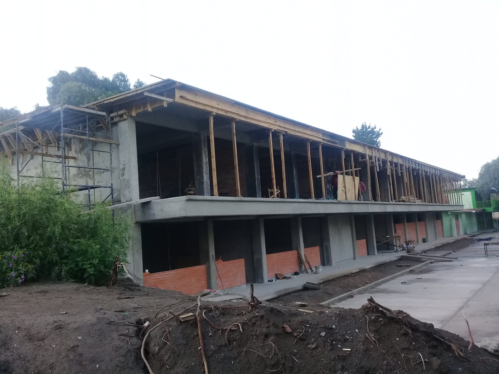 Construcción de aulas